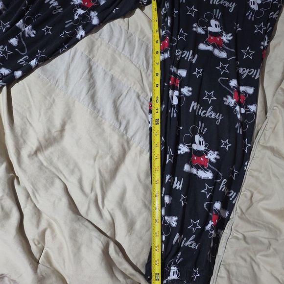 Disney Black and White Mickey Pajama Pants - Picture 6 of 7